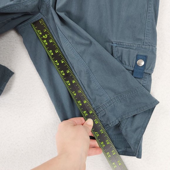 Kuhl Shorts Womens 12 Blue Cargo Bermuda UPF 50 Splash 11" Hiking Outdoor Casual - Picture 6 of 14